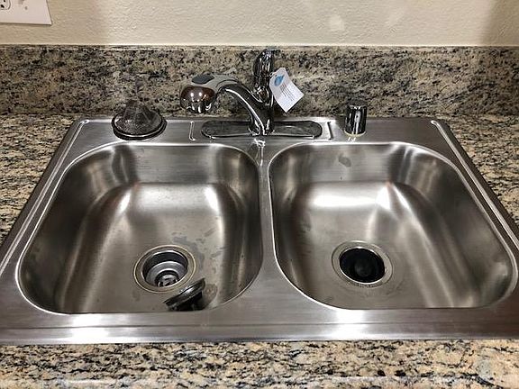 New kitchen sink and faucet.