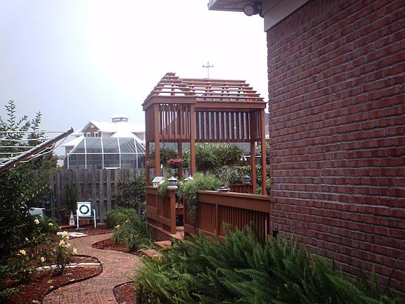 Deck and gazebo