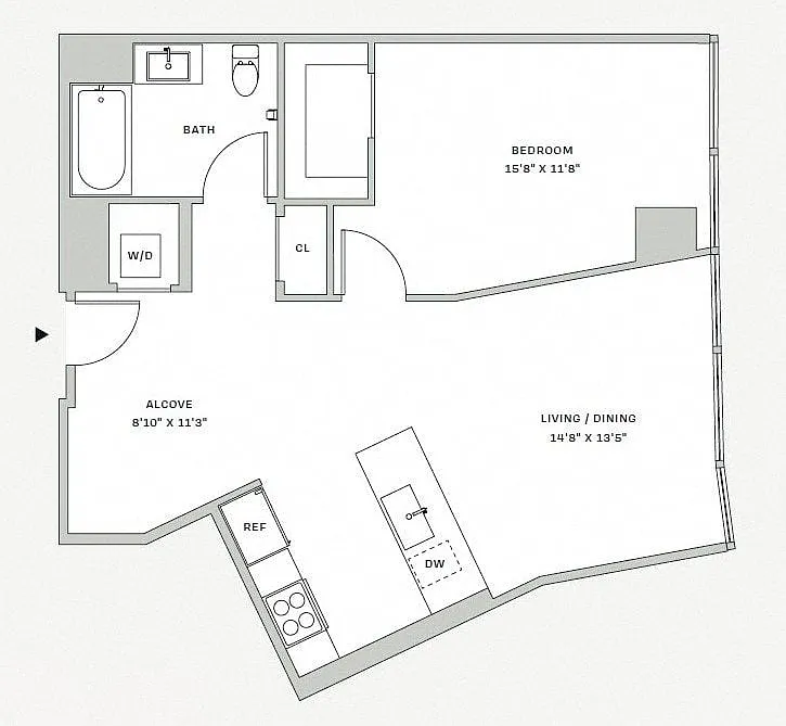 Floor plan A2B
