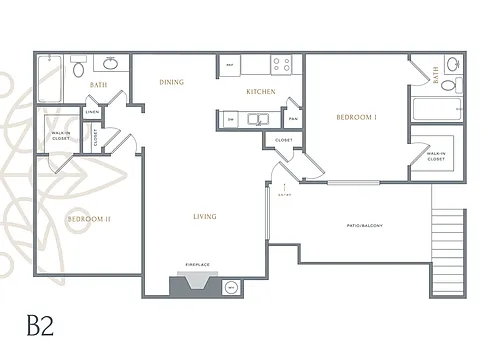 Floor plan B2