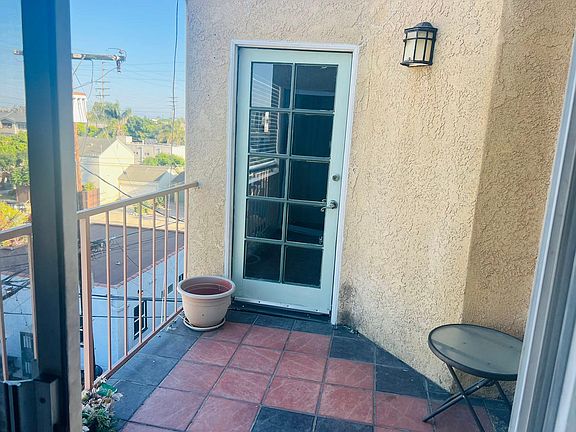 patio from the living room/ master bedroom.
