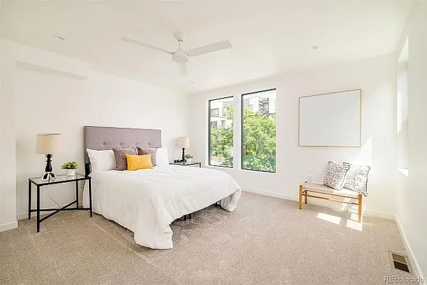 light-filled primary bedroom (2nd floor)