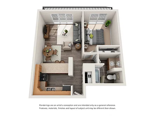 Floor plan 1x1 sm