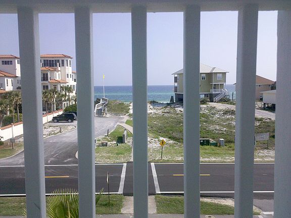 Beach from upper balcony