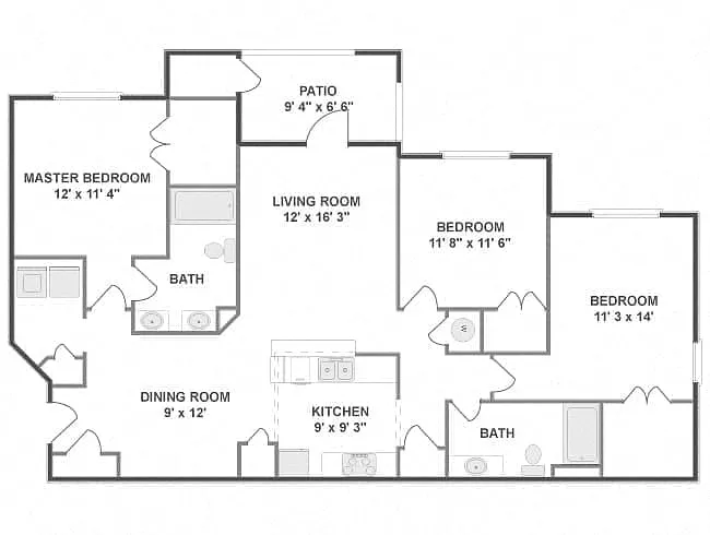 Floor plan C2B