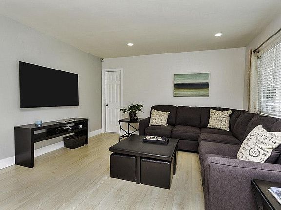 Large screen TV in Living Room