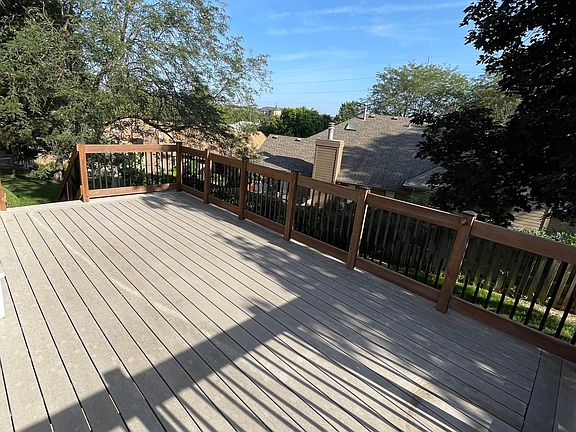 Deck with gas hookup