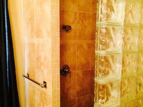 Master bathroom walk in shower