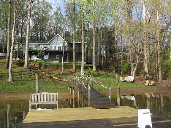 waterfront view of home