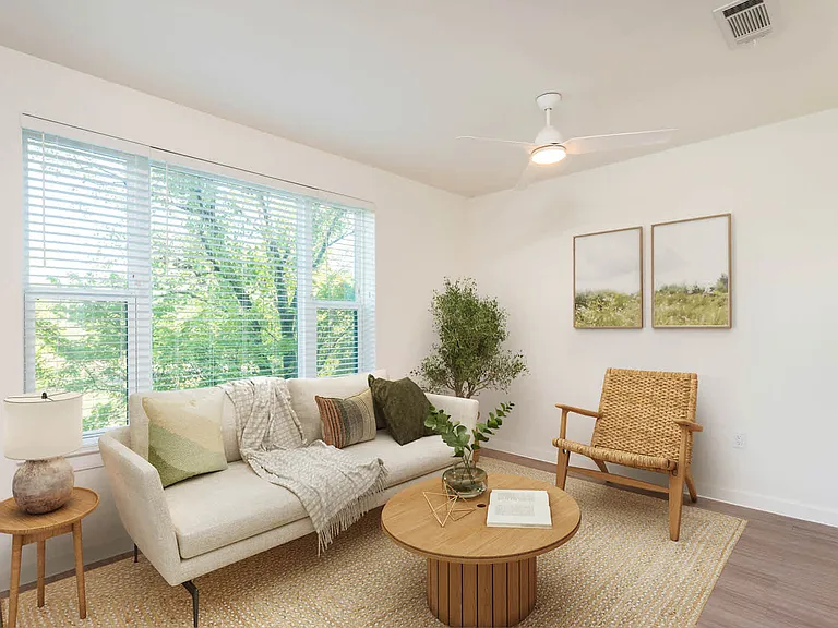 Living Room with Hard Surface Flooring