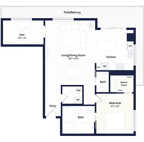Floor plan A16