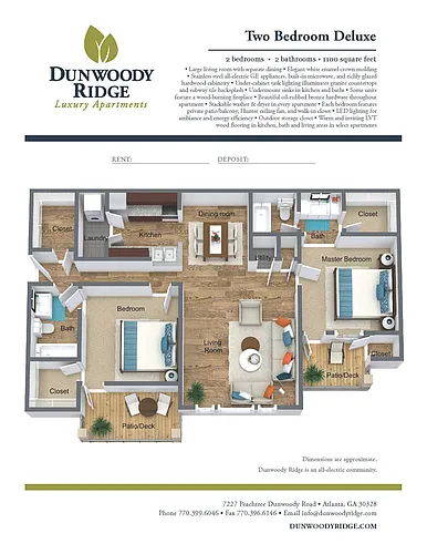 Floor plan B2 Deluxe
