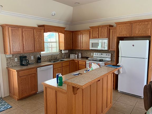 Custom cabinets in kitchen