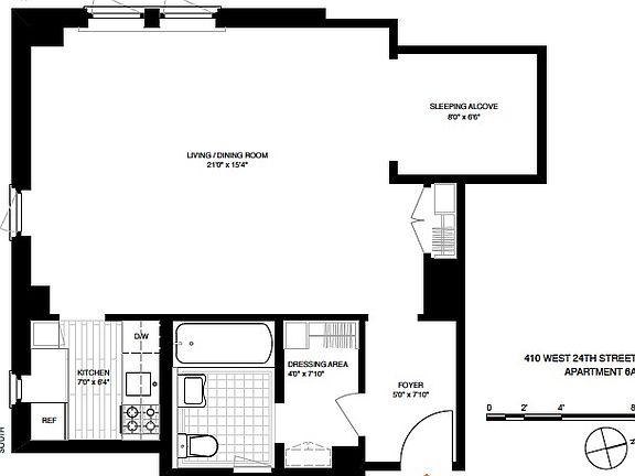 2nd image of 405 W 23rd St APT 6A