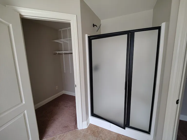 Walking closet one in master bathroom.