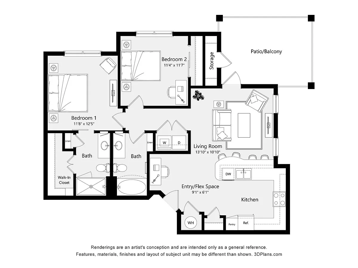 Floor plan B1