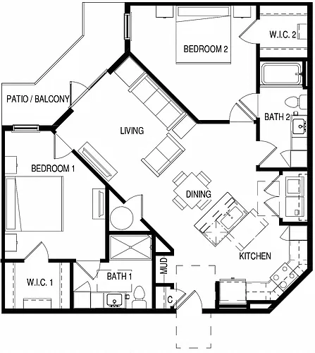 Floor plan B3