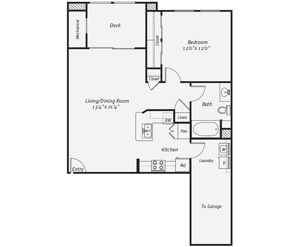 Floor plan A1G