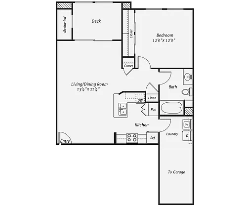 Floor plan A1G