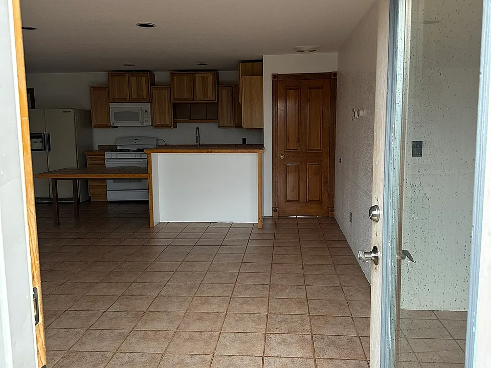 View from front door to inside