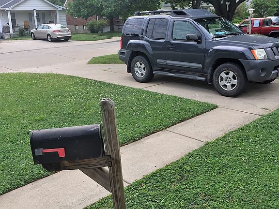 2 spaces for parking plus street