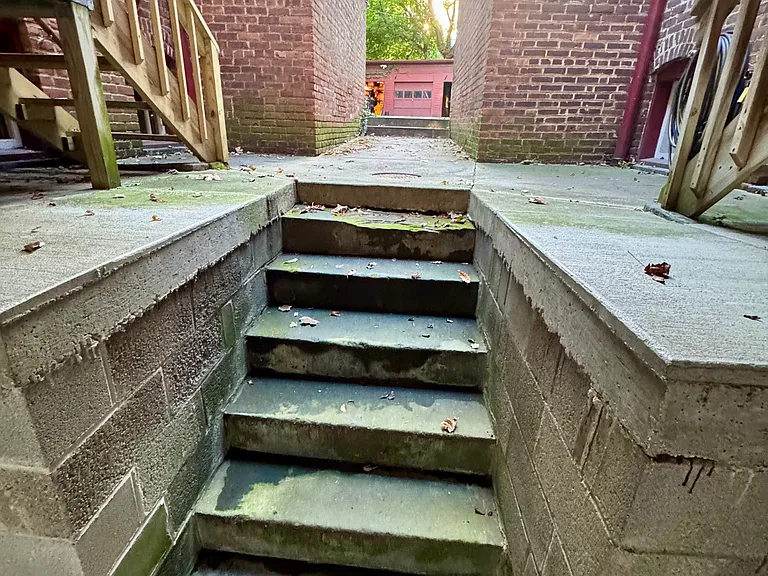 Outdoor Access Basement Stairs