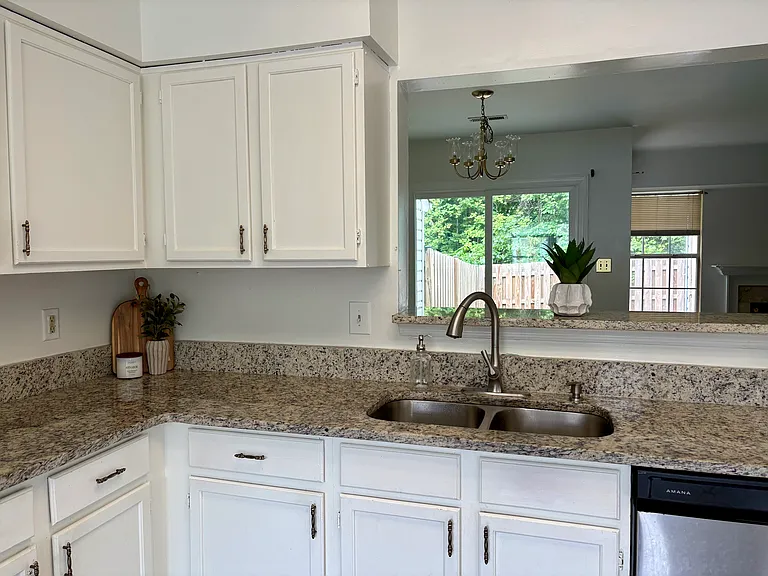 modern kitchen featuring sleek finishes and updated appliances.