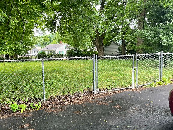 Fenced backyard