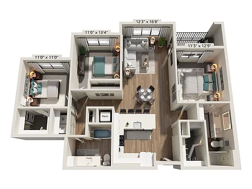 Floor plan C1