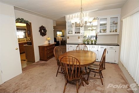 Dining Area with Hutch