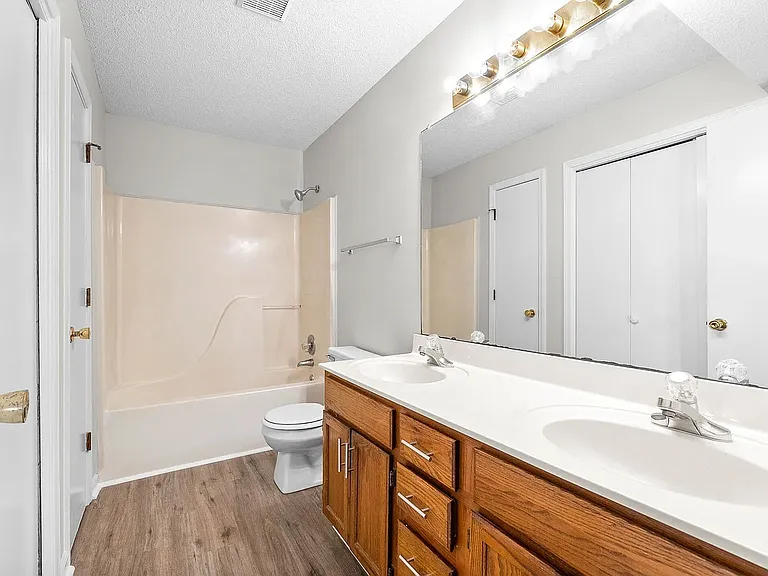 Bathroom with double sink
