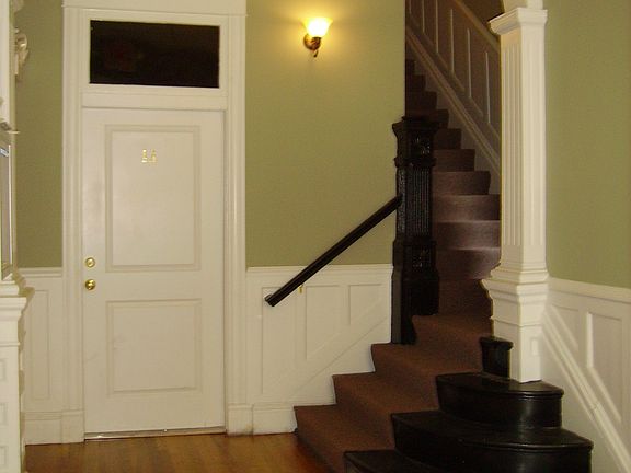 Downstairs entry foyer