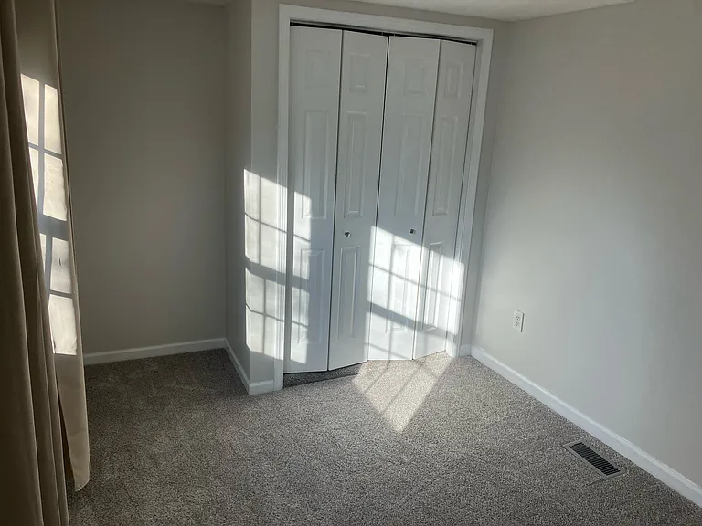 Bedroom off the living room