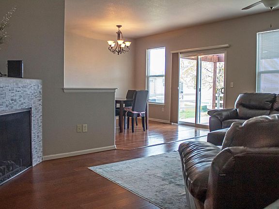 Living room from front entry