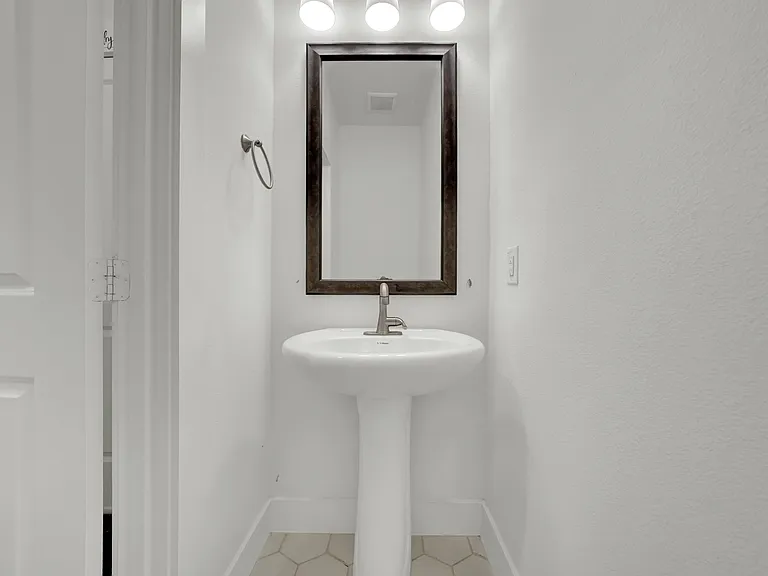 Half Bathroom on the fisrt floor