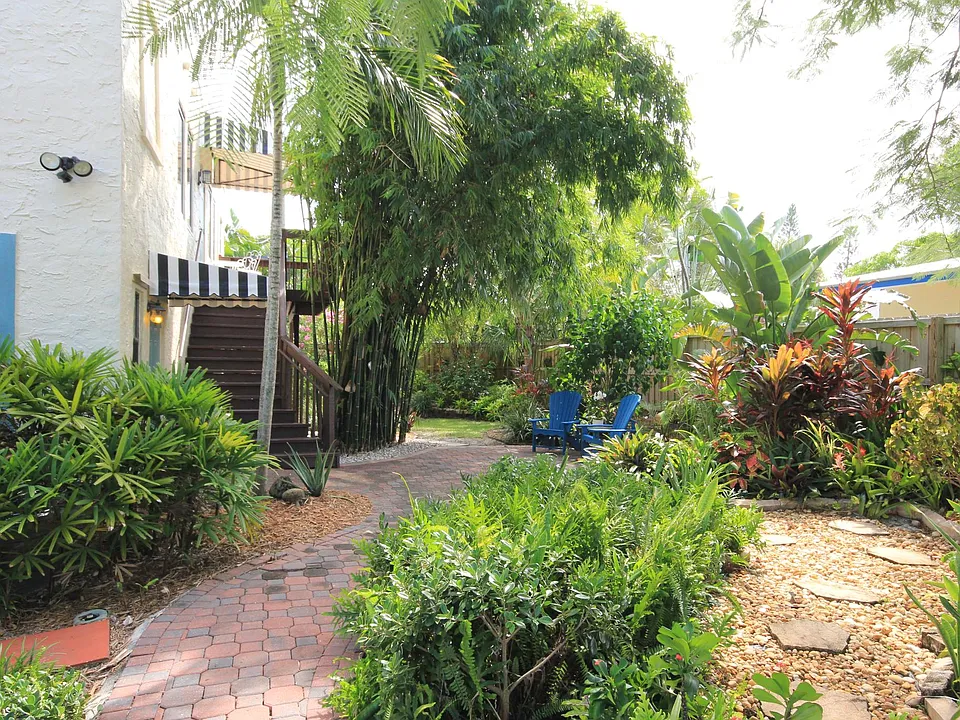 lush garden