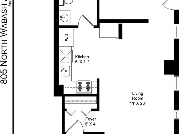 5th image of 803 N Wabash Ave #3E