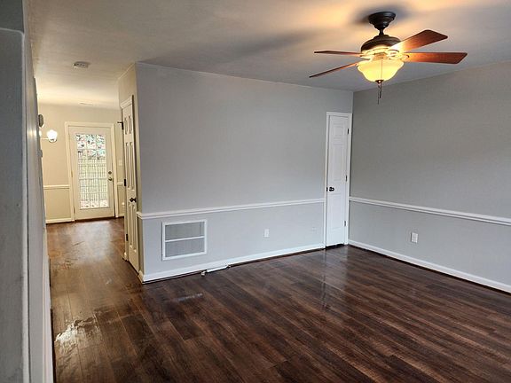 Living room and hallway