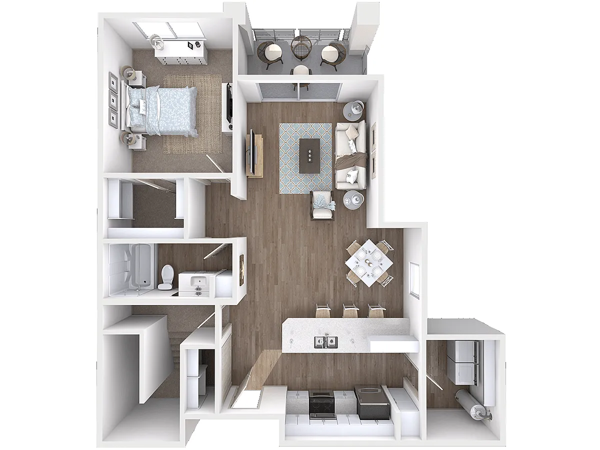 Floor plan A2A with Attached Garage