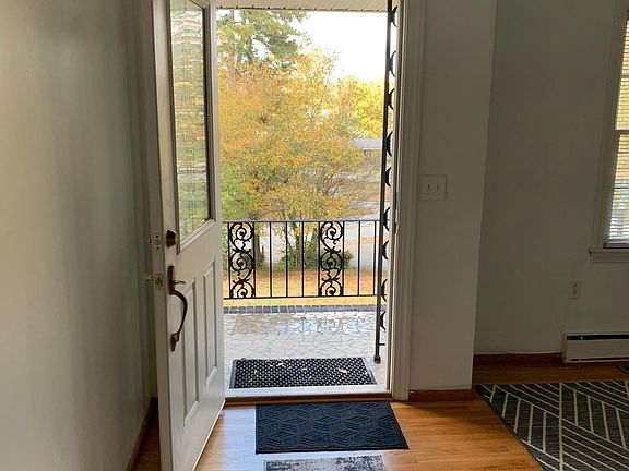 Looking out of front door