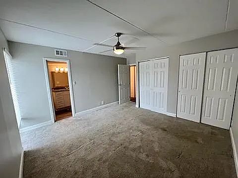 Primary bedroom with full bathroom