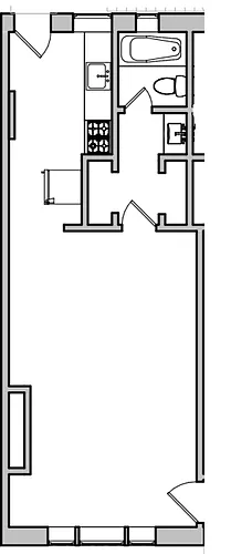 Floor plan Studio