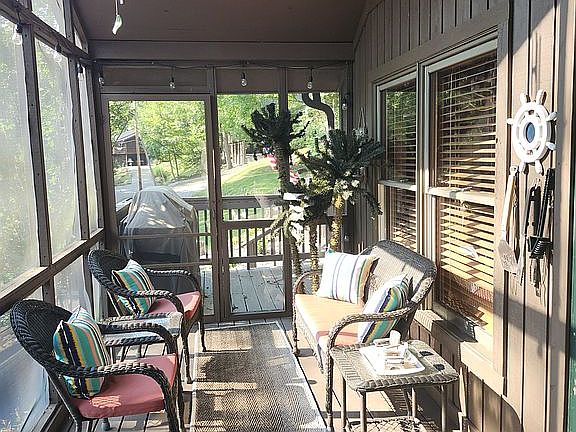 Large screened porch