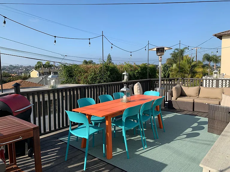 Large elevated deck