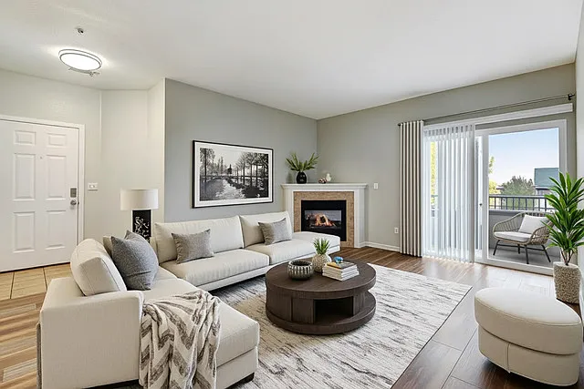 1 bedroom living room