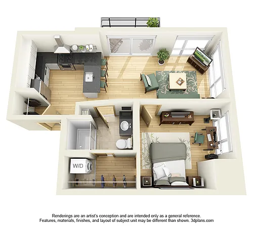 Floor plan NoLo West - A6