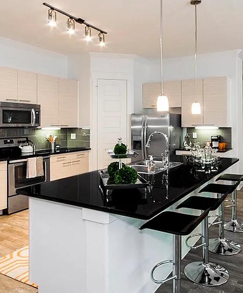 Floor Plan 5 Kitchen | Apartments Conroe TX | The Towers Woodland Floor Plan 5 Kitchen | Apartments Conroe TX | The Towers Woodland