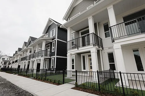 Floor plan Townhome Outer Unit