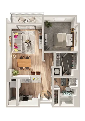 Floor plan A1R
