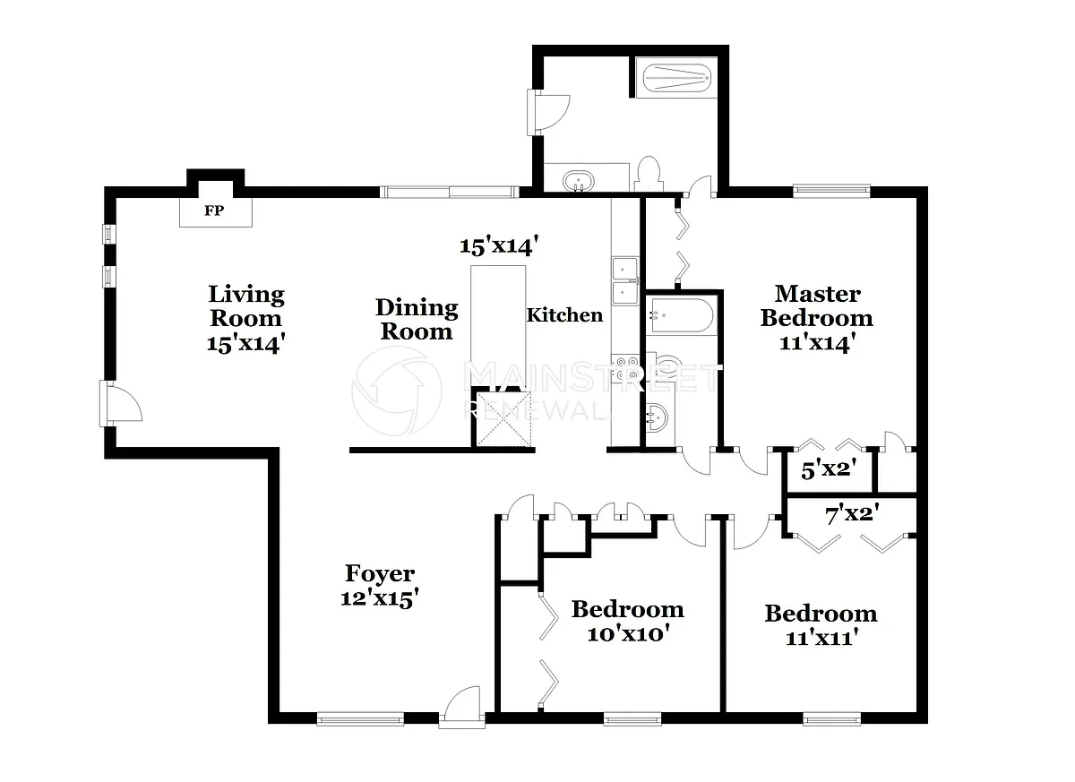 Floor Plan - 5807 W Osborn Rd